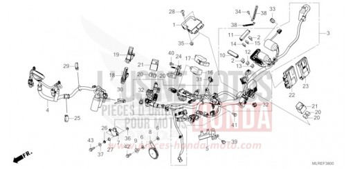 WIRE HARNESS CB500FAR de 2024